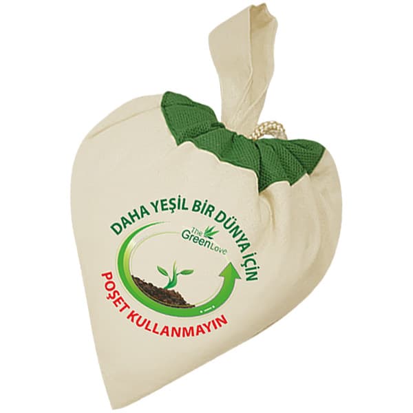 İp Büzgülü Ham Bez Çanta (Sırt Tipi)